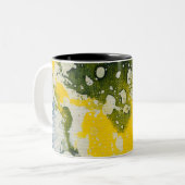 Polychromoptik #8 von Michael Moffa Zweifarbige Tasse (Vorderseite Links)