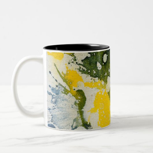 Polychromoptik #8 von Michael Moffa Zweifarbige Tasse (Links)