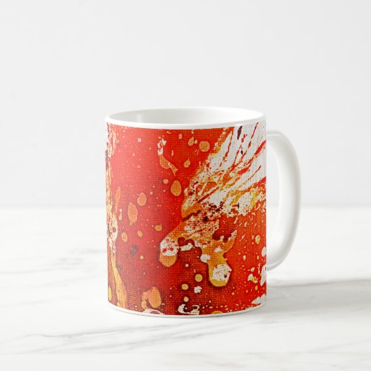 Polychromoptik #9 von Michael Moffa Kaffeetasse (VorderseiteRechts)