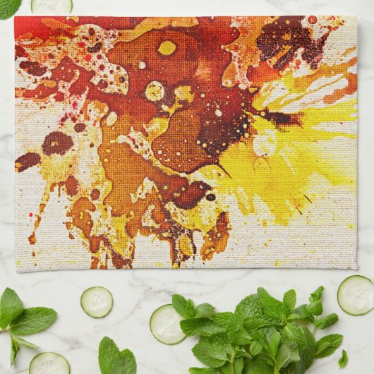 Polychromoptik #9 von Michael Moffa Küchentuch (Gefaltet)