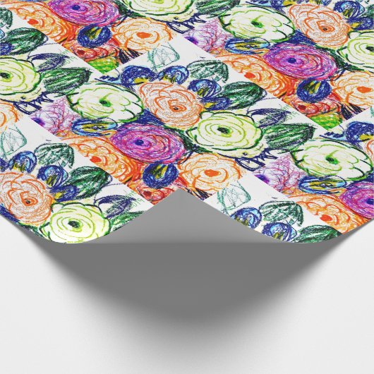 polycromatisch geschenkpapier (Ecke)