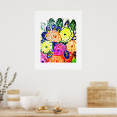 polycromatisch poster (Küche)