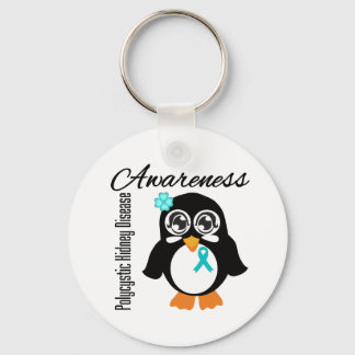 Polycystic Kidney Disease Awareness Penguin Schlüsselanhänger