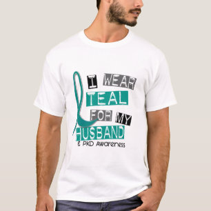 Polycystic Nieren-Krankheit PKD aquamarin für T-Shirt