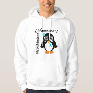 Polycystic Nierenerkrankung-Bewusstseins-Pinguin Hoodie