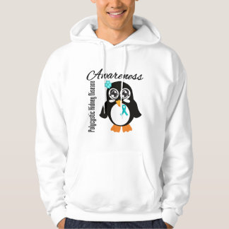 Polycystic Nierenerkrankung-Bewusstseins-Pinguin Hoodie