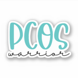 Polycystic Ovary Syndrome Awareness, PCOS Warrior Aufkleber