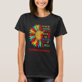 Polycythemia Vera Awareness Sonnenblumen T-Shirt (Vorderseite)