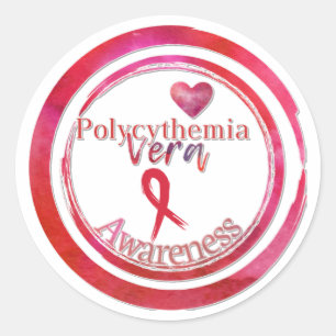Polycythemia Vera Awareness Umschlag Aufkleber