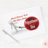 Polycythemia Vera Cancer hat mein Mojo genommen Rechteckiger Aufkleber (Umschlag)