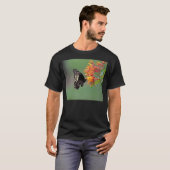 Polydamus Frack-Schmetterling T-Shirt (Vorne ganz)