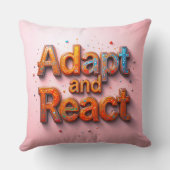 Polyester 50,8 cm x 50,8 cm anpassen und reagieren kissen (Rückseite)