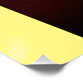 "Polyester Design: innovatives Fabric und Mode" Poster (Ecke)