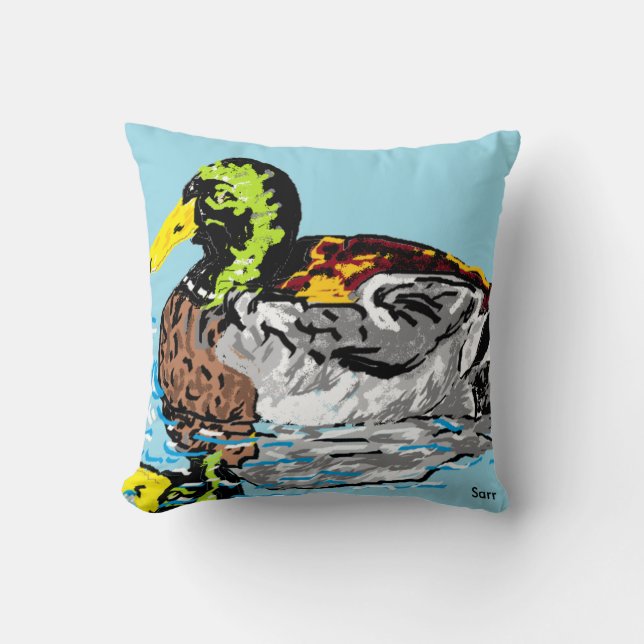 Polyester-Kissen, Kissen mit Gewinde 16 Zoll x 16  (Vorderseite)