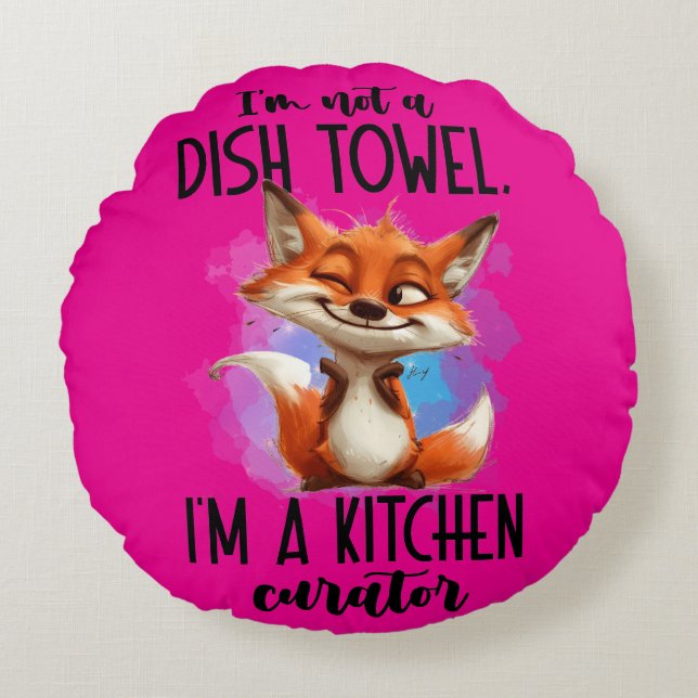 Polyester-Rundwurfkissen mit benutzerdefinierter B Rundes Kissen (Vorderseite)