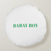 Polyester-Rundwurfkissen mit benutzerdefinierter B Rundes Kissen (Rückseite)