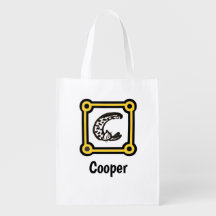 Polyestertasche - Katzenbrief C in Rahmen