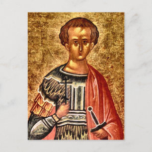 Polyeuctus Orthodox Christliches Symbol Postkarte