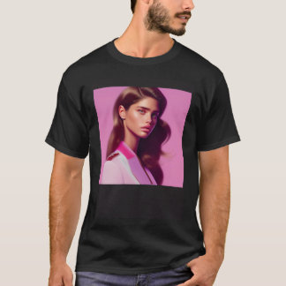Polygel Farben Wasserfarben Frauen Kostüm Sonnenun T-Shirt
