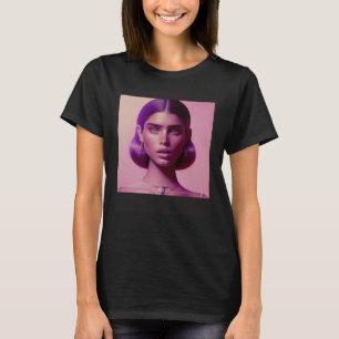 Polygel Farben Wasserfarben Frauen Kostüm Sonnenun T-Shirt