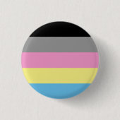 Polygender Flaggen-Abzeichen Button (Vorderseite)