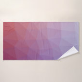 Polygon abstrakt. Moderne abstrakte Illustration Badehandtuch (Badehandtuch)