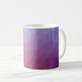 Polygon abstrakt. Moderne abstrakte Illustration Kaffeetasse (VorderseiteRechts)