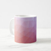 Polygon abstrakt. Moderne abstrakte Illustration Kaffeetasse (Vorderseite Links)
