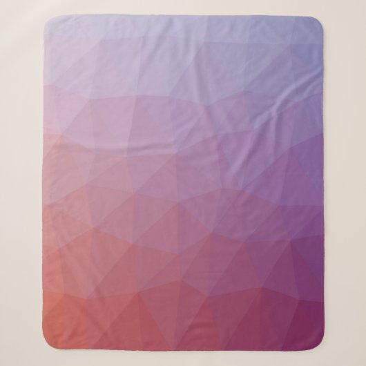 Polygon abstrakt. Moderne abstrakte Illustration Sherpadecke (Vorderseite)