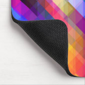 Polygon abstrakte Farbmuster Mousepad (Ecke)