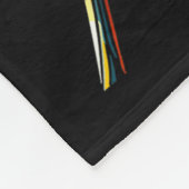Polygon Art Badmintonspieler Shuttle Badmintoner Fleecedecke (Ecke)