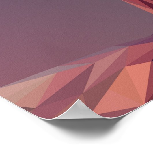 Polygon-Deer-Kunstdrucken Poster (Ecke)