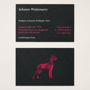 Polygon Deutsche Dogge Pink