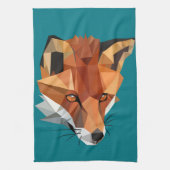 Polygon Fox Custom Küchentuch (Vertikal)