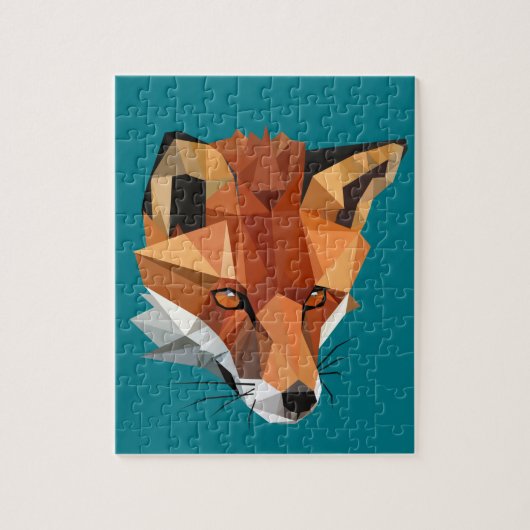 Polygon Fox Custom Puzzle (Vertikal)