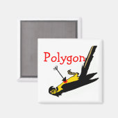 Polygon Funny Math Teacher Gift Magnet (Vorderseite/Rückseite)