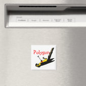Polygon Funny Math Teacher Gift Magnet (In Situ (Geschirrspüler))