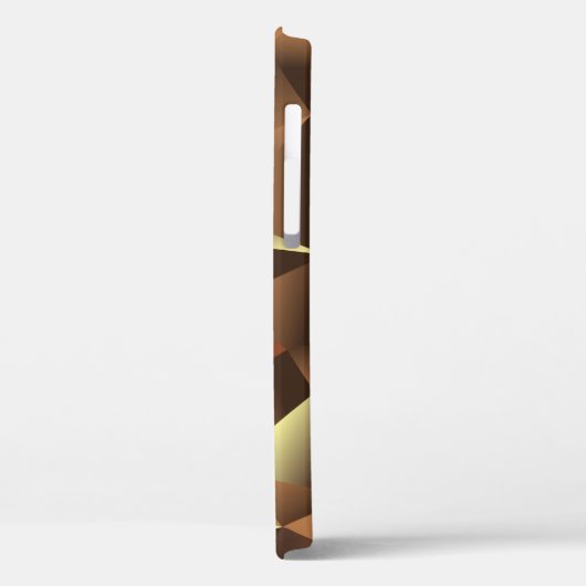 Polygon Hintergrund: Abstrakte Texturkunst Case-Mate iPhone Hülle (Rückseite / Links)