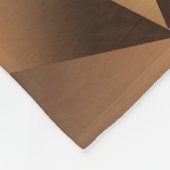Polygon Hintergrund: Abstrakte Texturkunst Fleecedecke (Ecke)