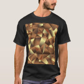 Polygon Hintergrund: Abstrakte Texturkunst T-Shirt (Vorderseite)