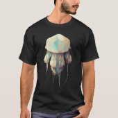 Polygon Jellyfish Cute Low Poly T-Shirt (Vorderseite)