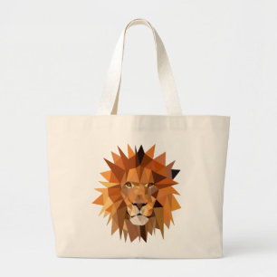 Polygon Lion Custom Jumbo Stoffbeutel