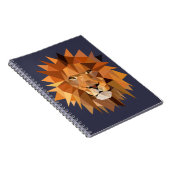 Polygon Lion Custom Notizblock (Rechte Seite)