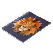 Polygon Lion Custom Notizblock (Linke Seite)