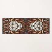 Polygon Lion | Farblich Zeichnend | Lion Yoga Mat Yogamatte (Vorderseite (Horizontal))