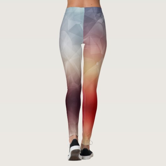 Polygon Love - Power Yoga Leggings (Rückseite)