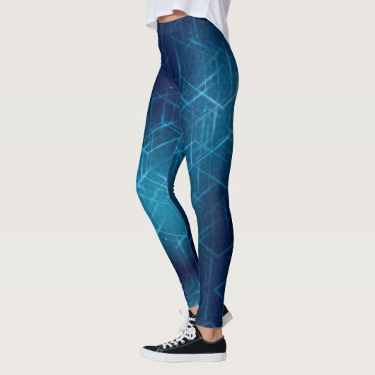Polygon Love - Power Yoga Leggings (Links)