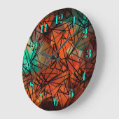 Polygon, malend große wanduhr (Winkel)