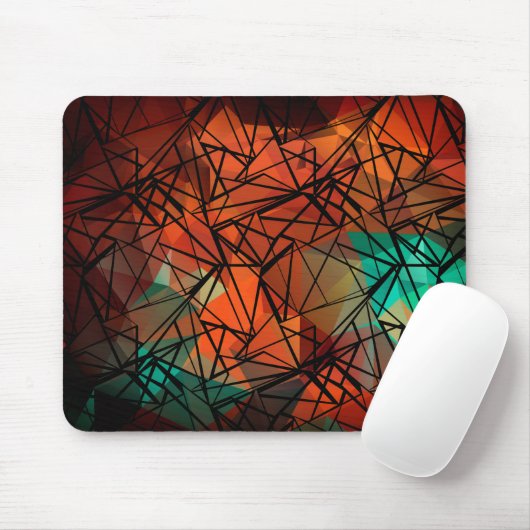 Polygon, Malerei Mousepad (Mit Mouse)