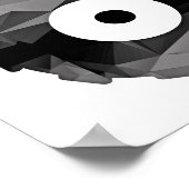 Polygon Mosaik Green & Yellow Traktor Poster (Ecke)